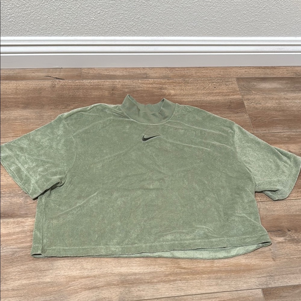 Nike Green Crop T-Shirt